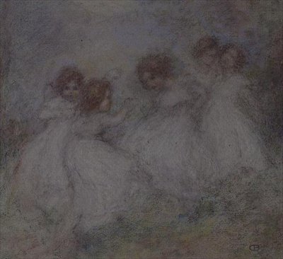 Cinco Meninas de Ernest Charles de Belle