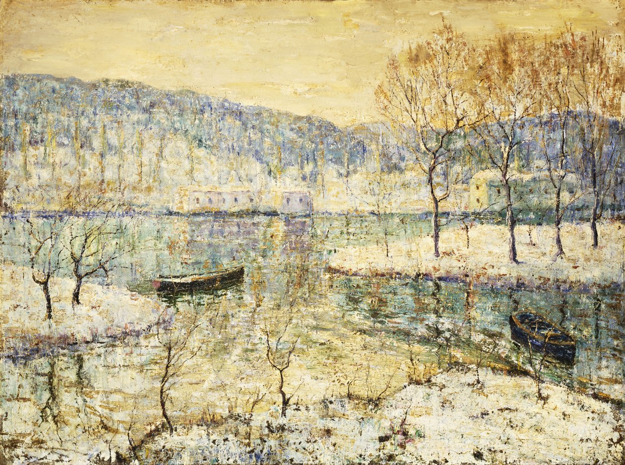 Winter Stream de Ernest Lawson