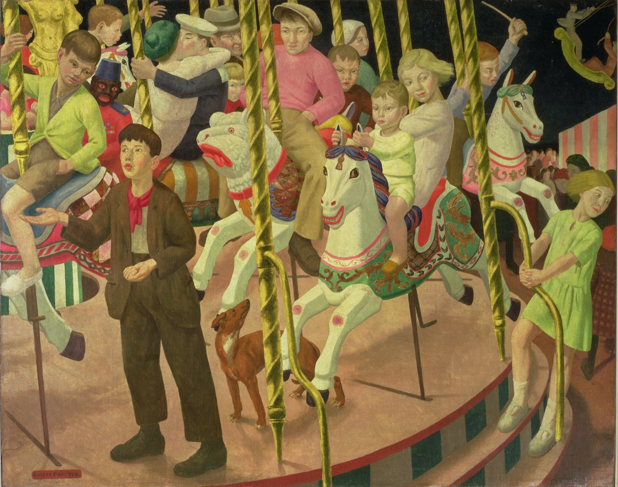 O carrossel, 1924 de Ernest Procter