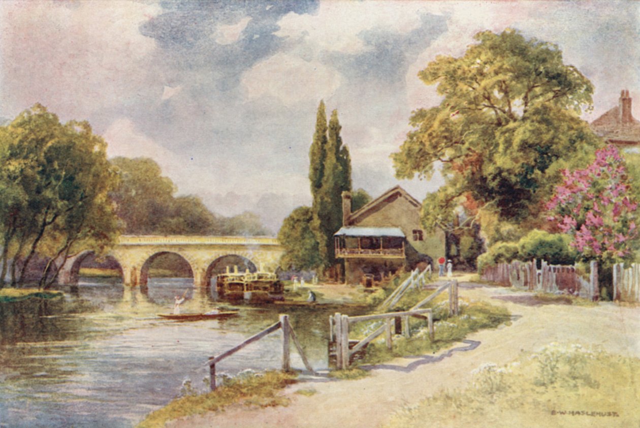 Ponte Maidenhead (cor litho) de Ernest William Haslehust