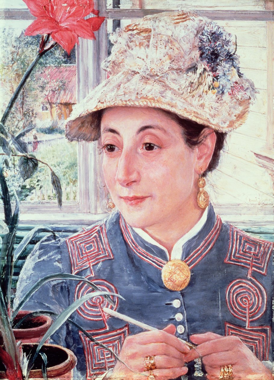 Jeanette Rubenson, 1883 de Ernst Josephson