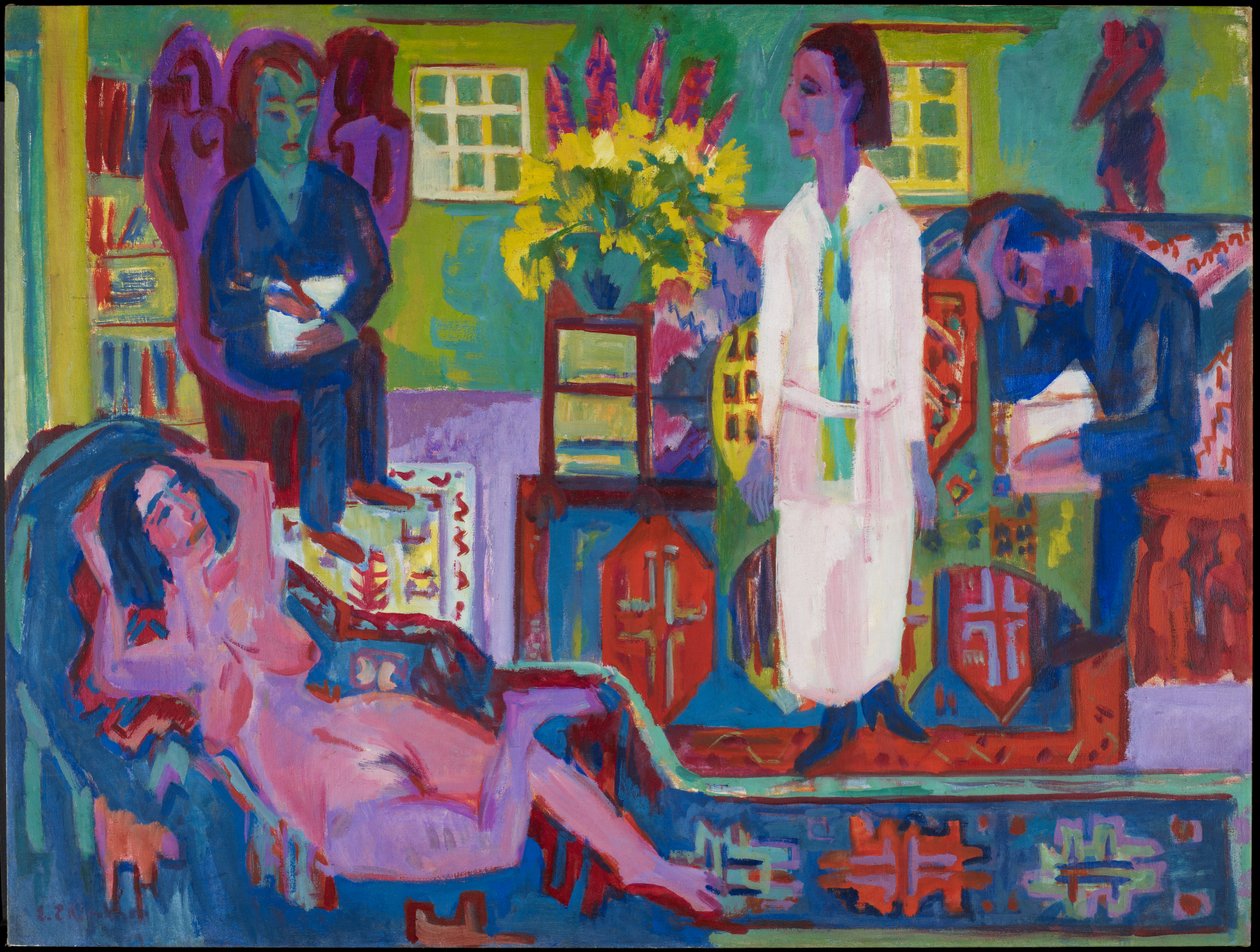 Boêmia Moderna, 1924 de Ernst Ludwig Kirchner
