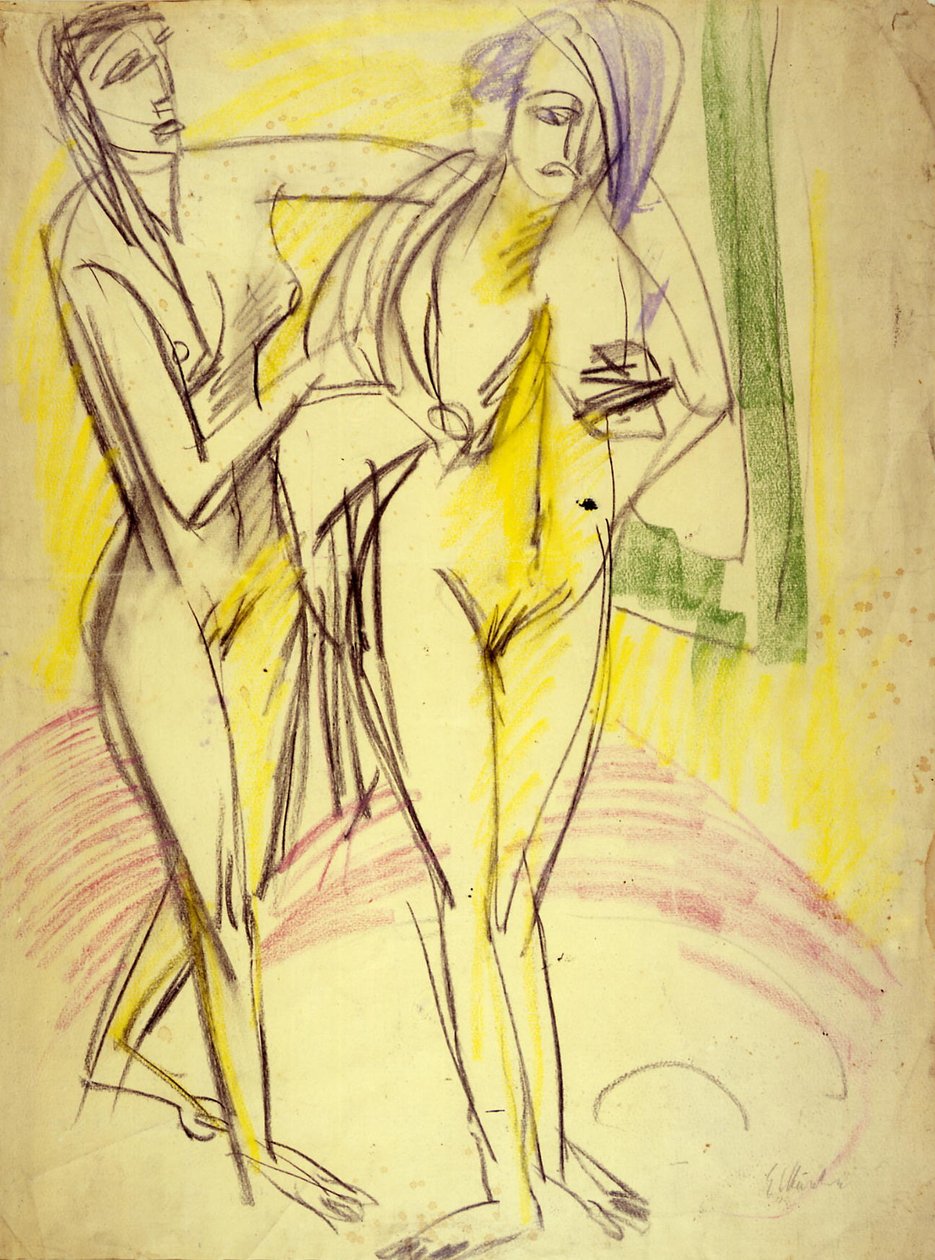 Depois do banho de Ernst Ludwig Kirchner