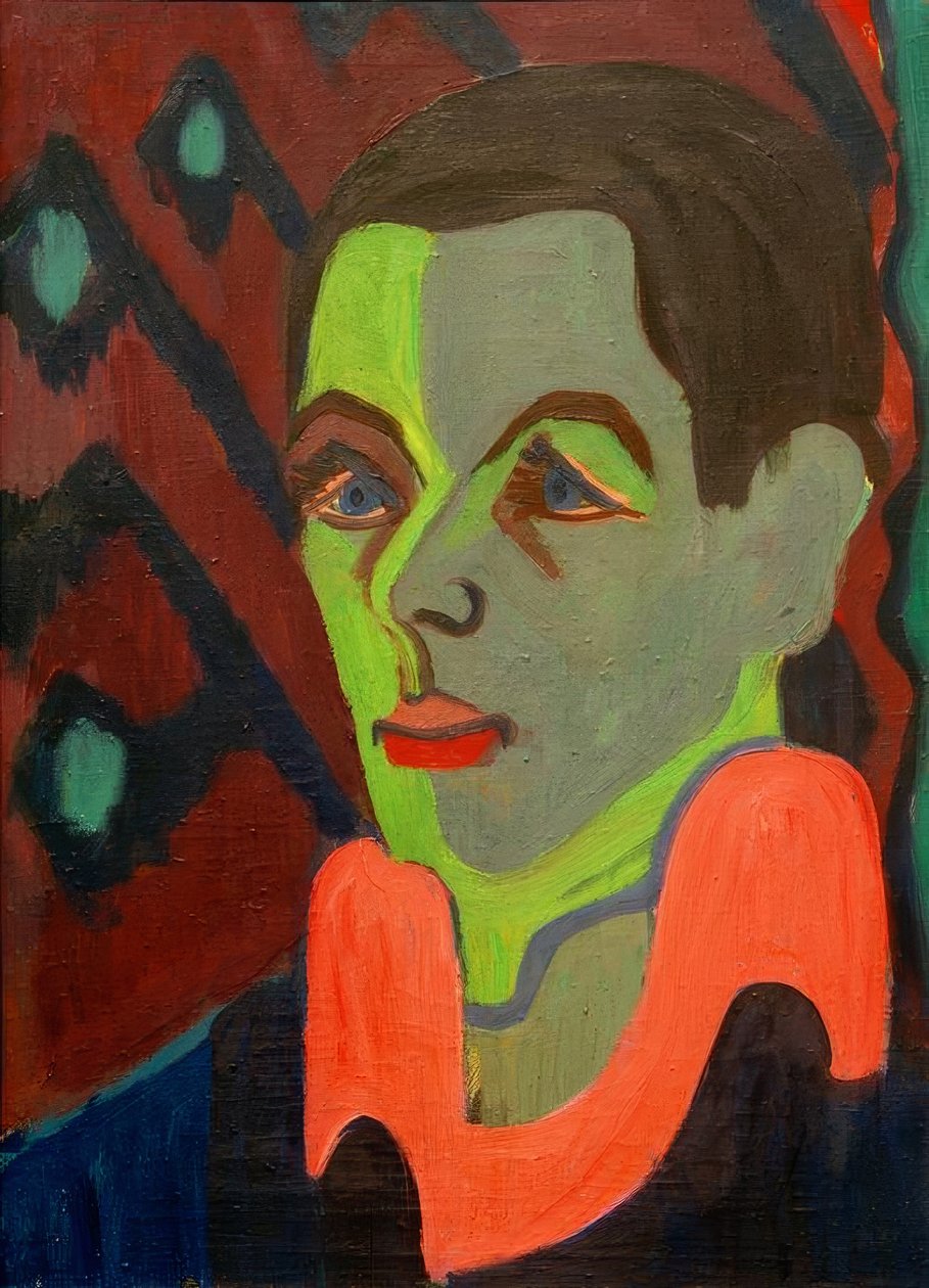 auto-retrato de Ernst Ludwig Kirchner