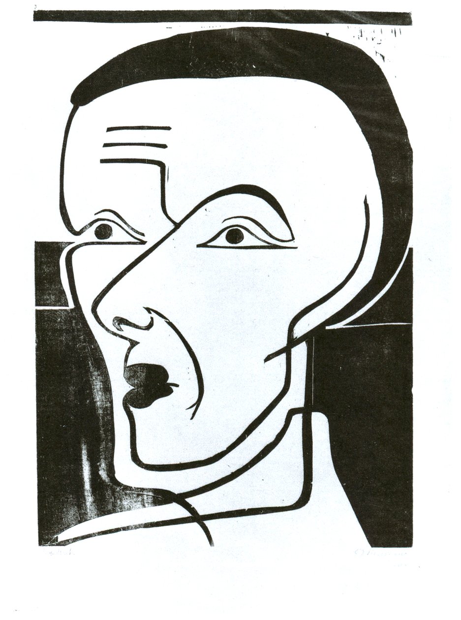 auto-retrato em de Ernst Ludwig Kirchner