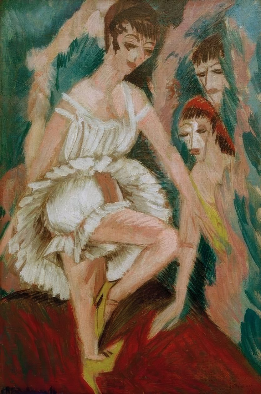 dançarina de Ernst Ludwig Kirchner