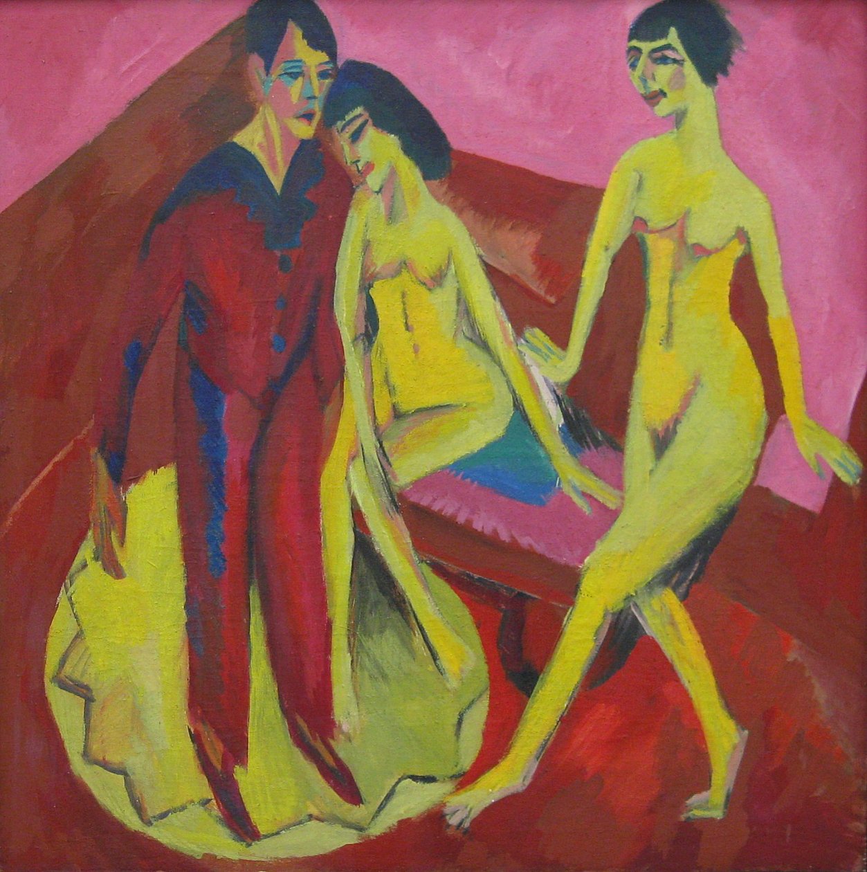 escola de dança de Ernst Ludwig Kirchner