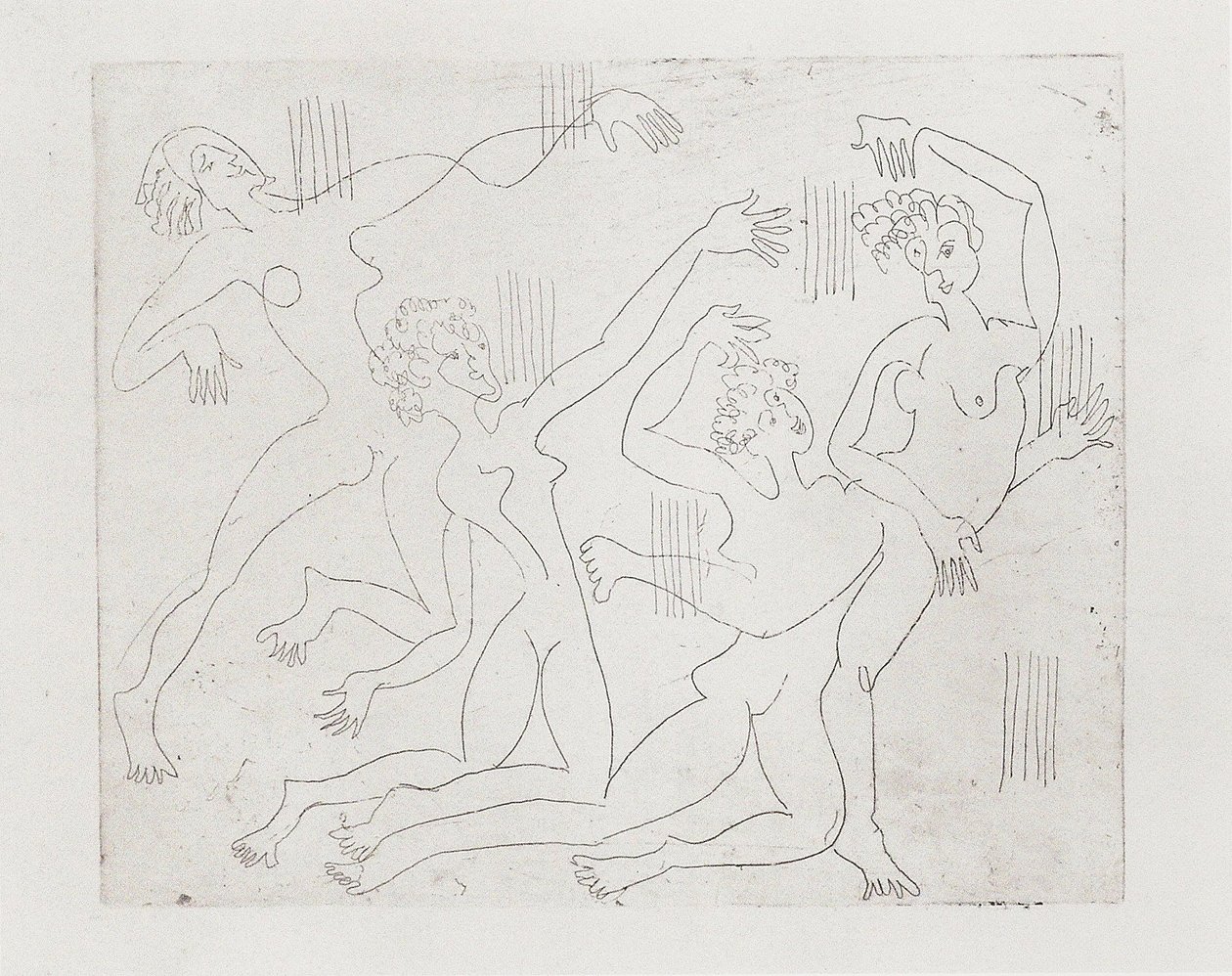 escola de dança de Ernst Ludwig Kirchner