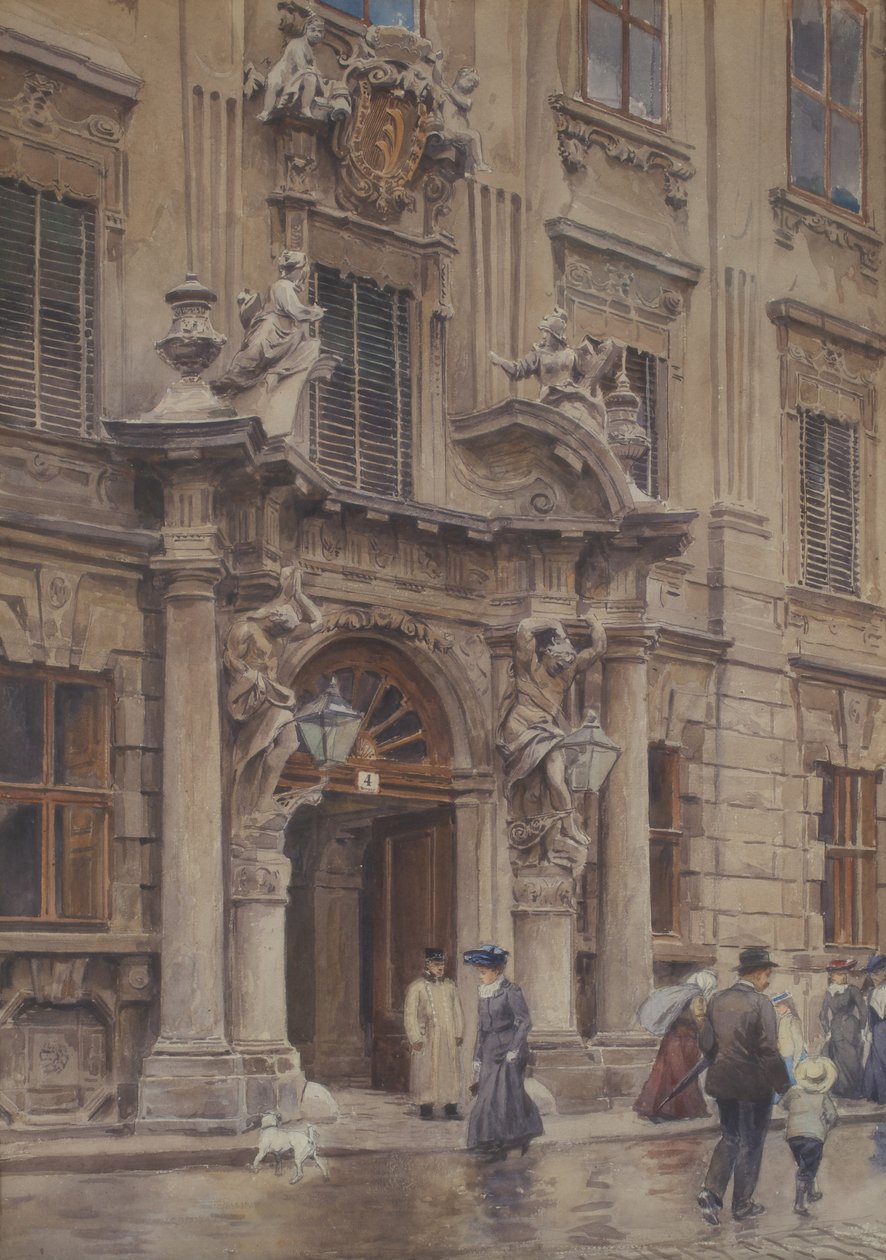 Das Portal des Palais Kinsky de Ernst Graner