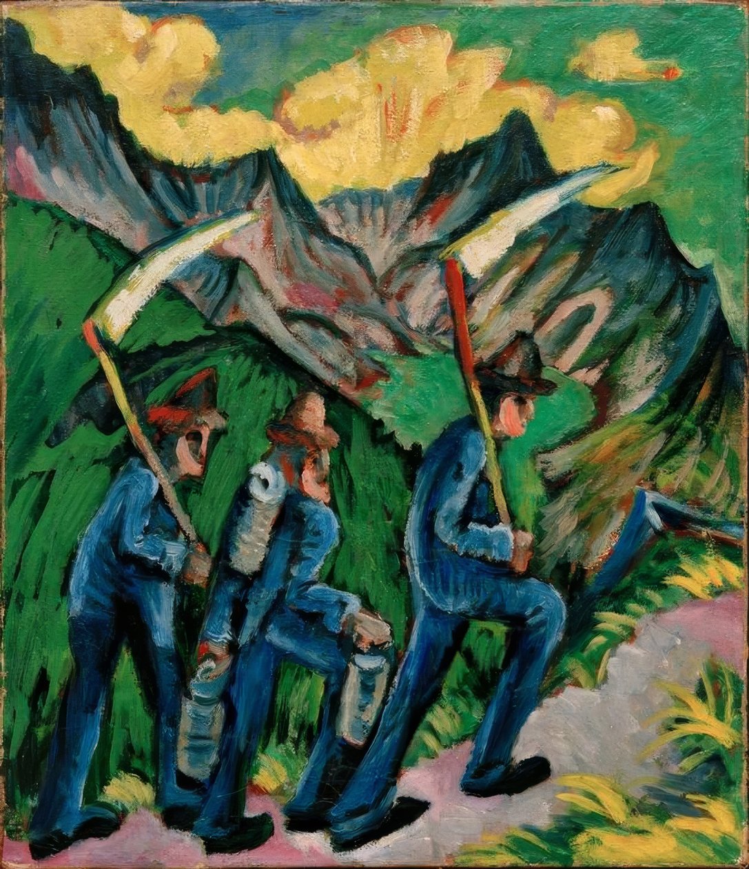 vida alpino de Ernst Ludwig Kirchner