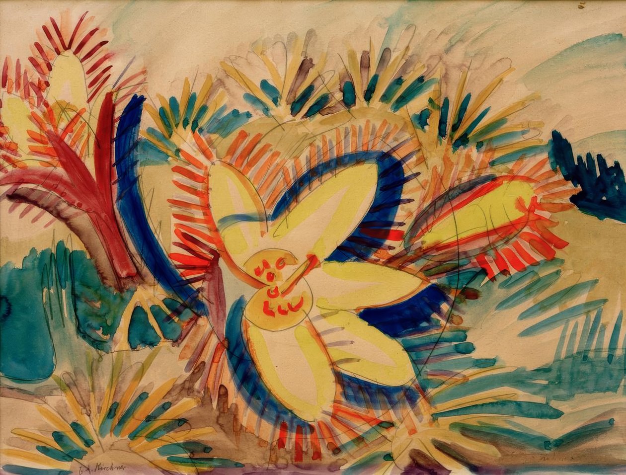 Berganemona de Ernst Ludwig Kirchner