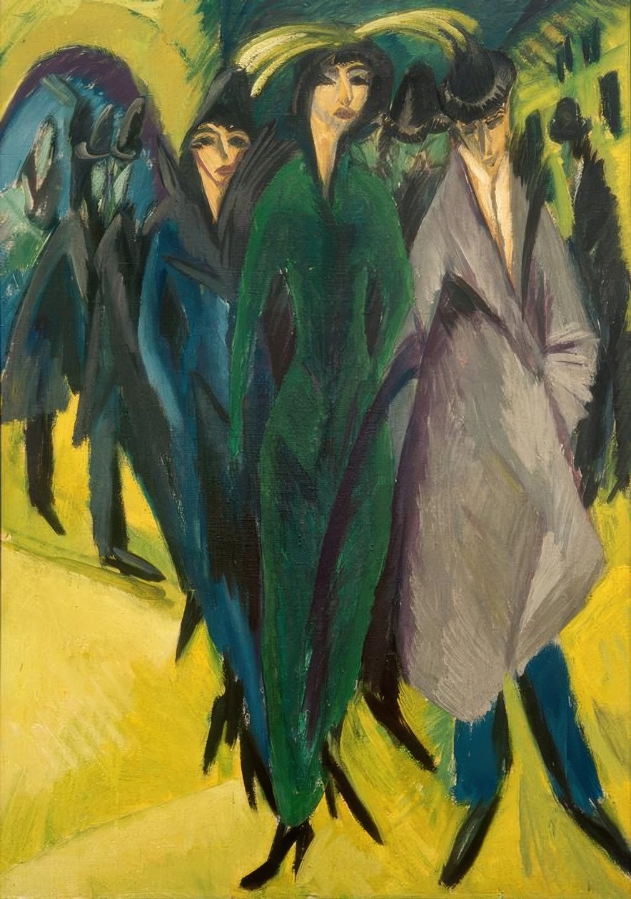 Mulheres na rua de Ernst Ludwig Kirchner
