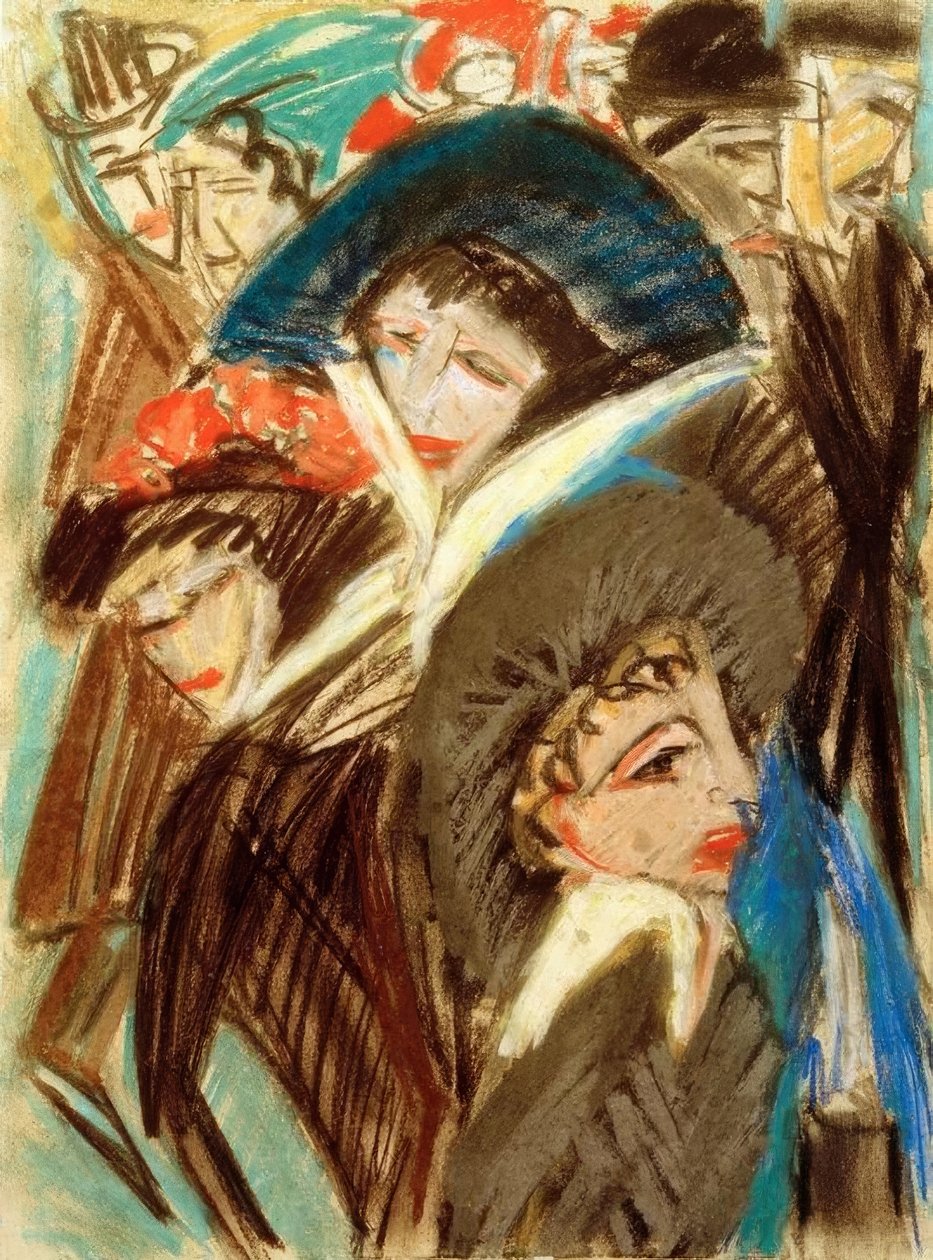 Mulheres na rua de Ernst Ludwig Kirchner