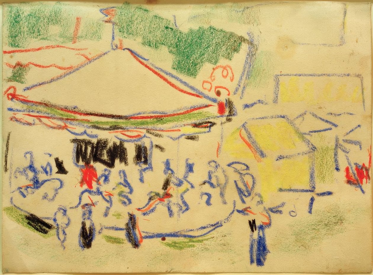 carrossel de Ernst Ludwig Kirchner