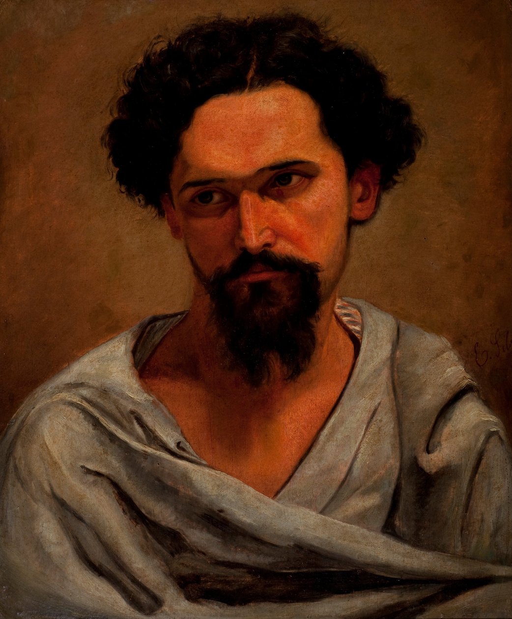 Retrato de Castagneto de Estevão Silva