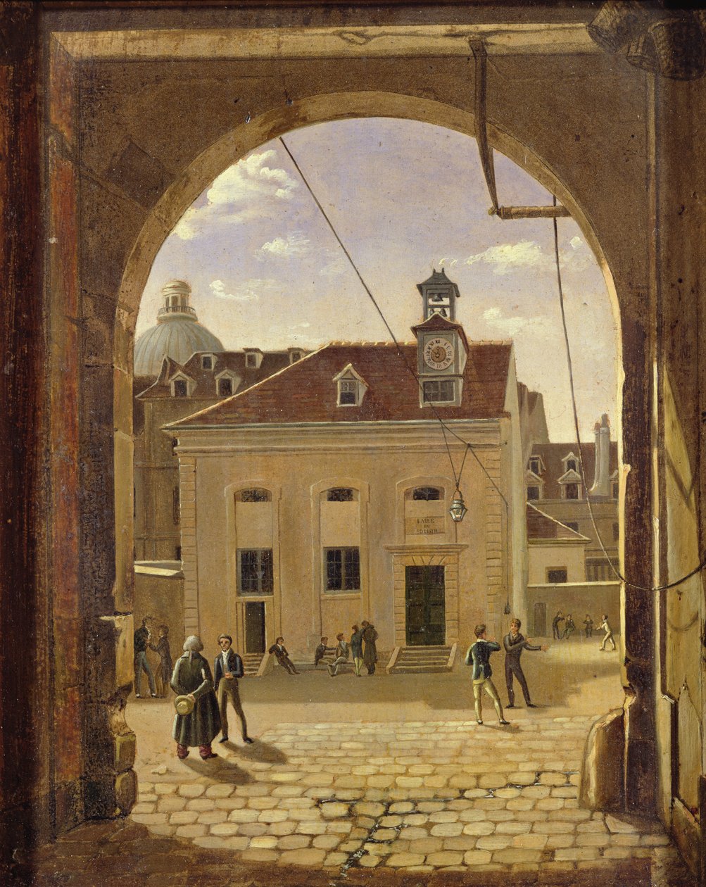 Instituição Sainte-Barbe, Rue de Reims, em 1824 de Etienne Bouhot