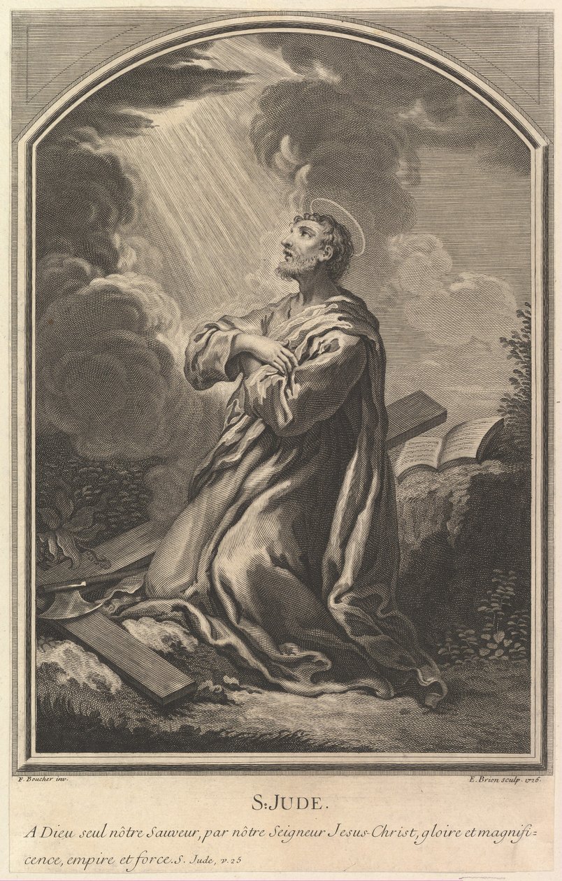São Judas, 1726. de Etienne Brion