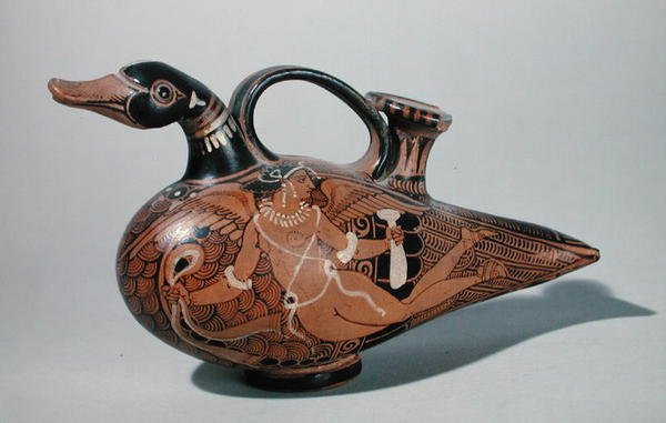 Askos em forma de pato (cerâmica) de Etruscan