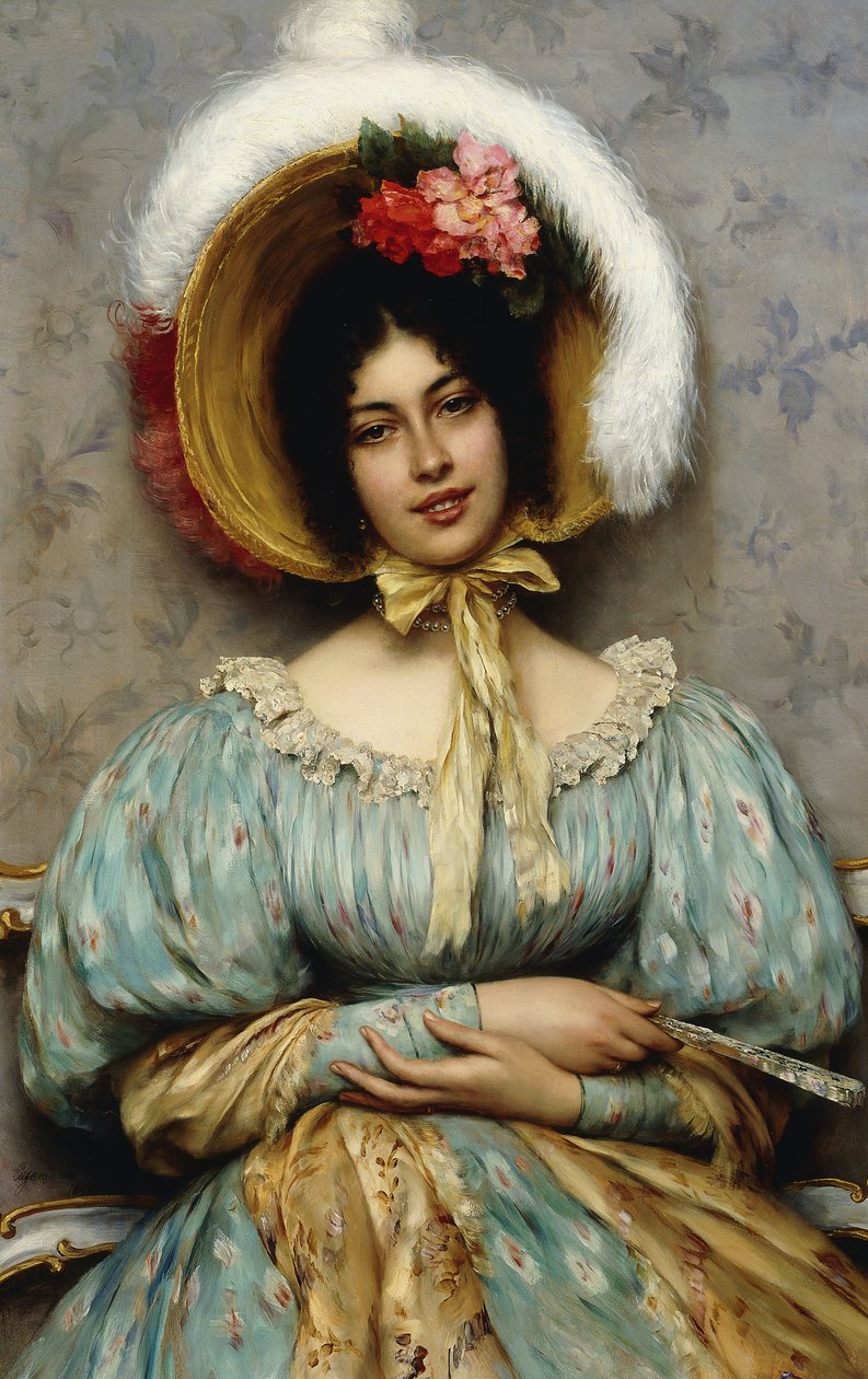 Na ópera, 1899 de Eugen von Blaas