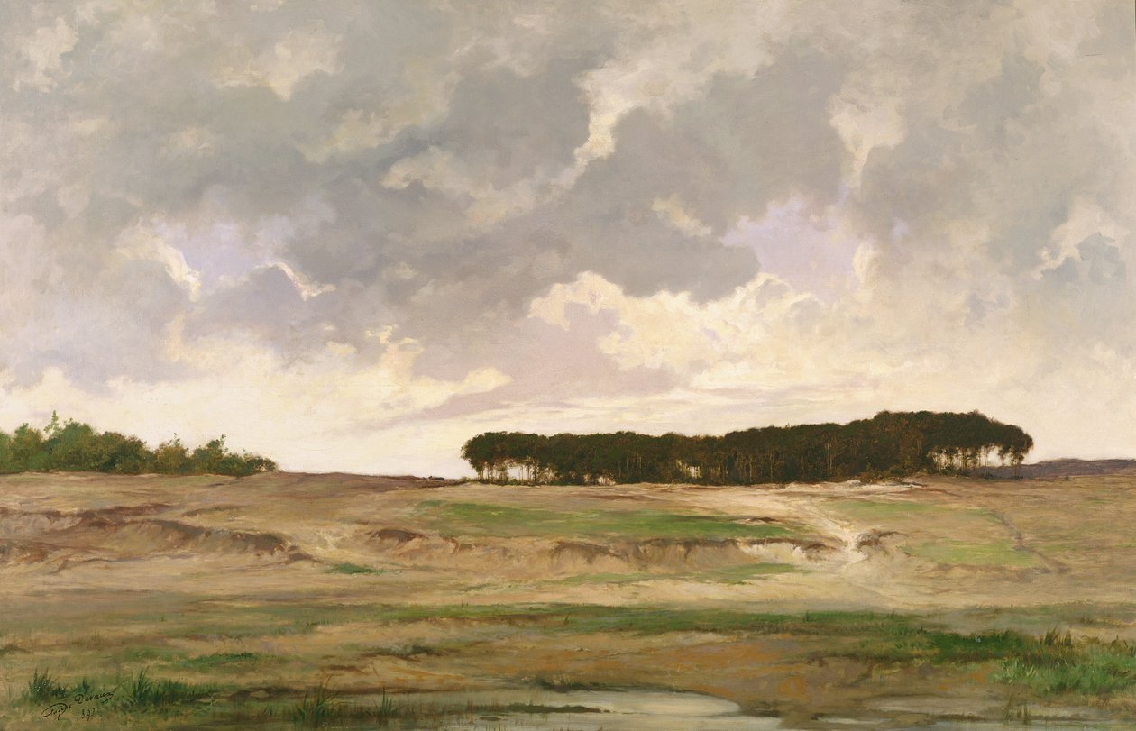 Paisagem, 1897 de Eugene Devaux