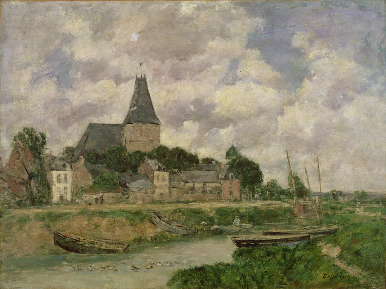 Quittebeuf, 1893 de Eugene Louis Boudin