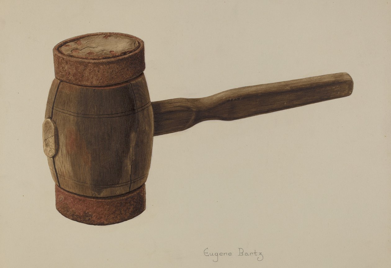 Martelo de giz de Eugene Bartz
