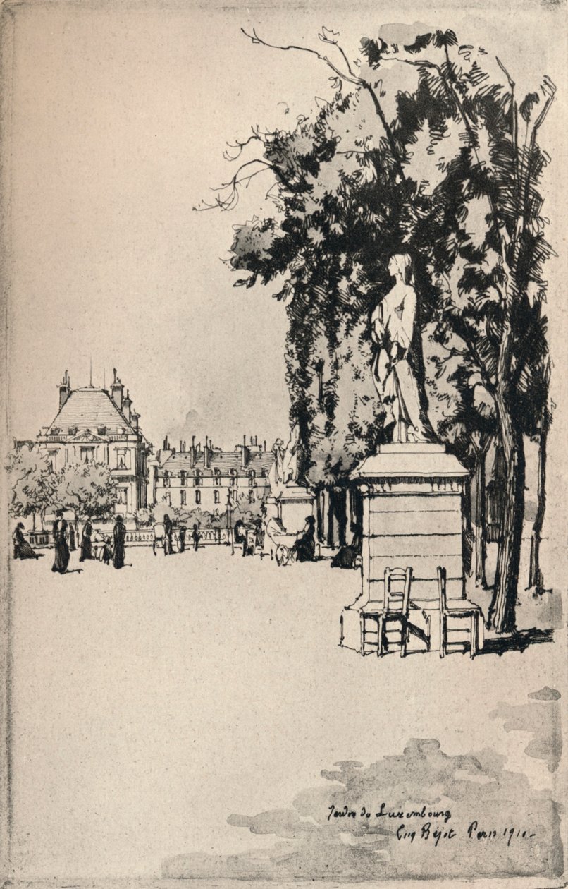 Jardim de Luxemburgo, 1915 de Eugene Bejot