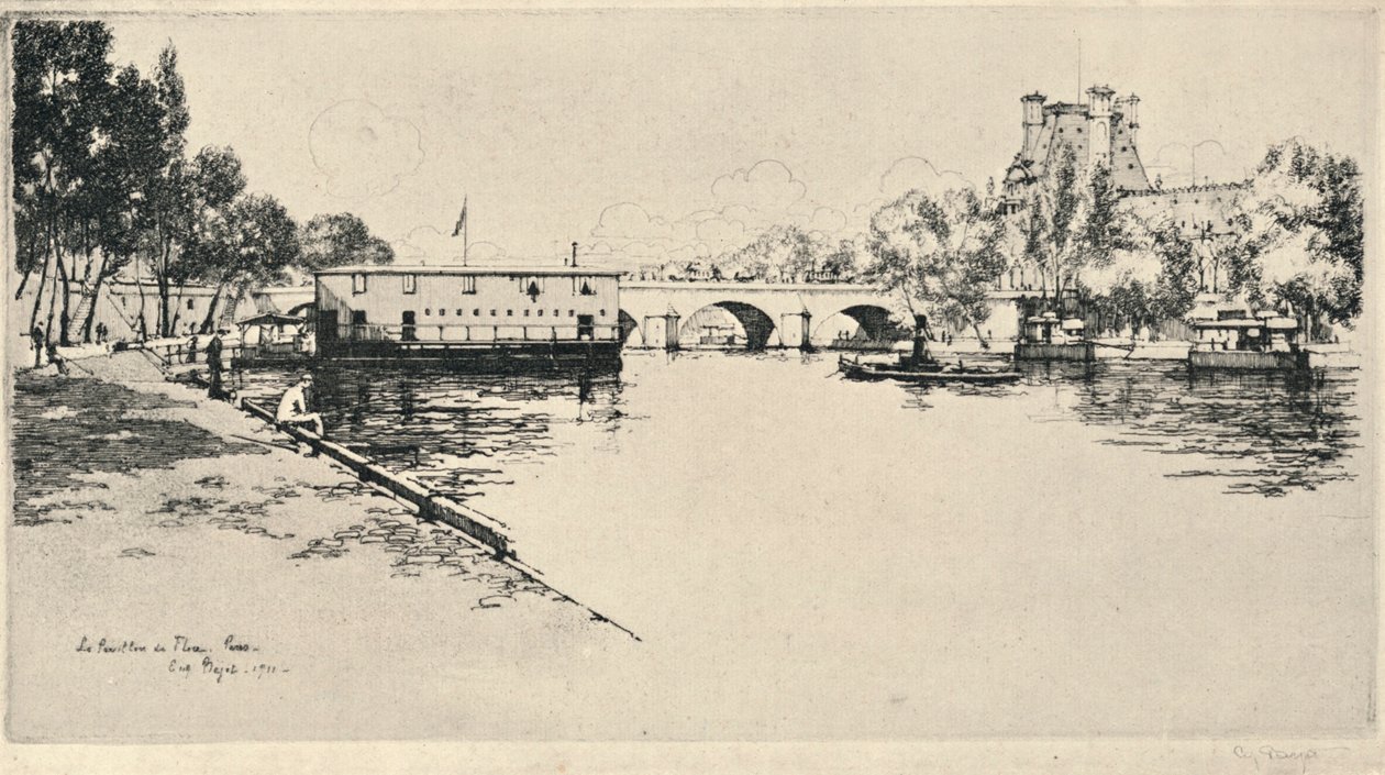 `O Pavillon de Flore, 1915 de Eugene Bejot