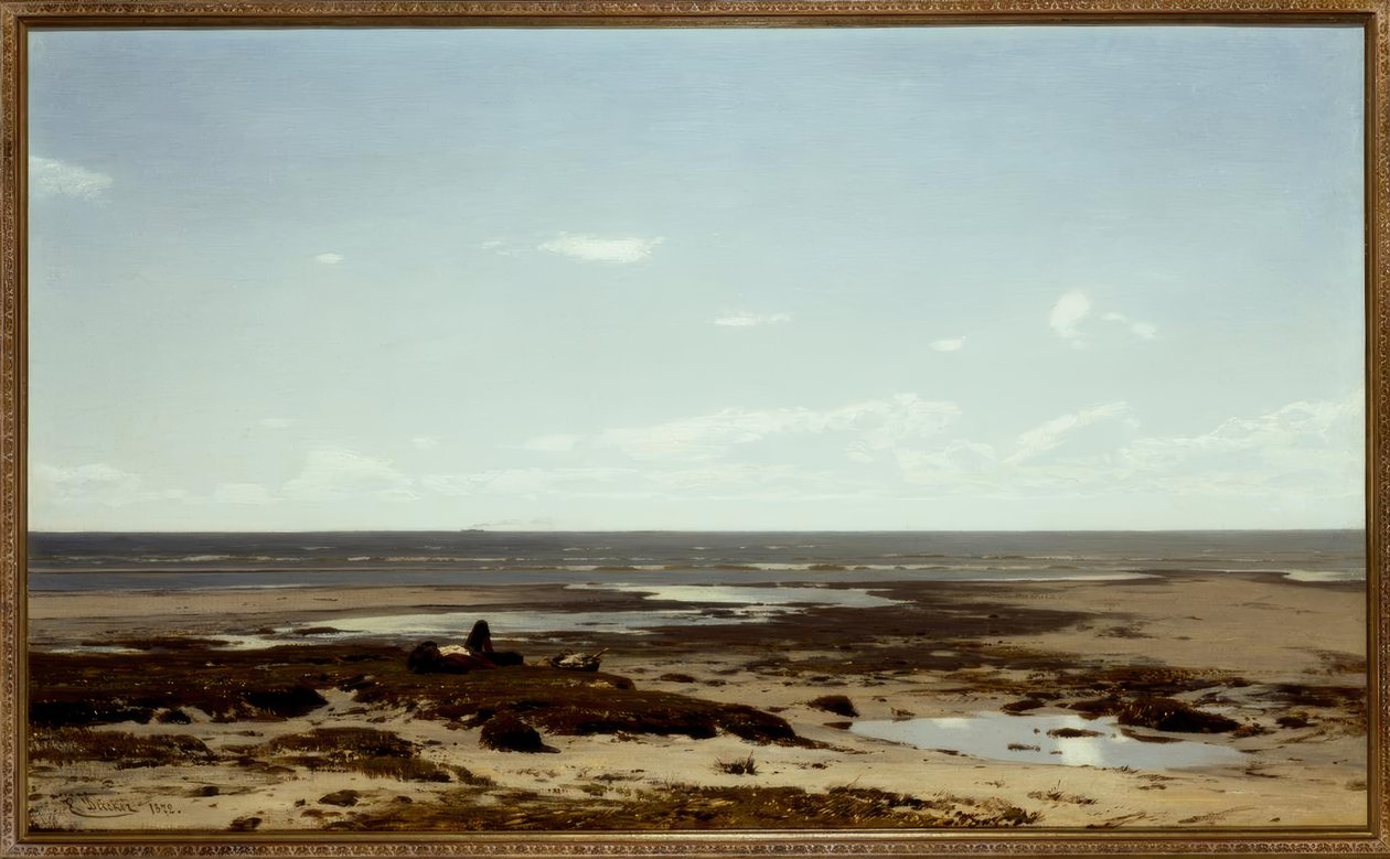 E.Dücker, Na praia de Eugene Gustav Dücker