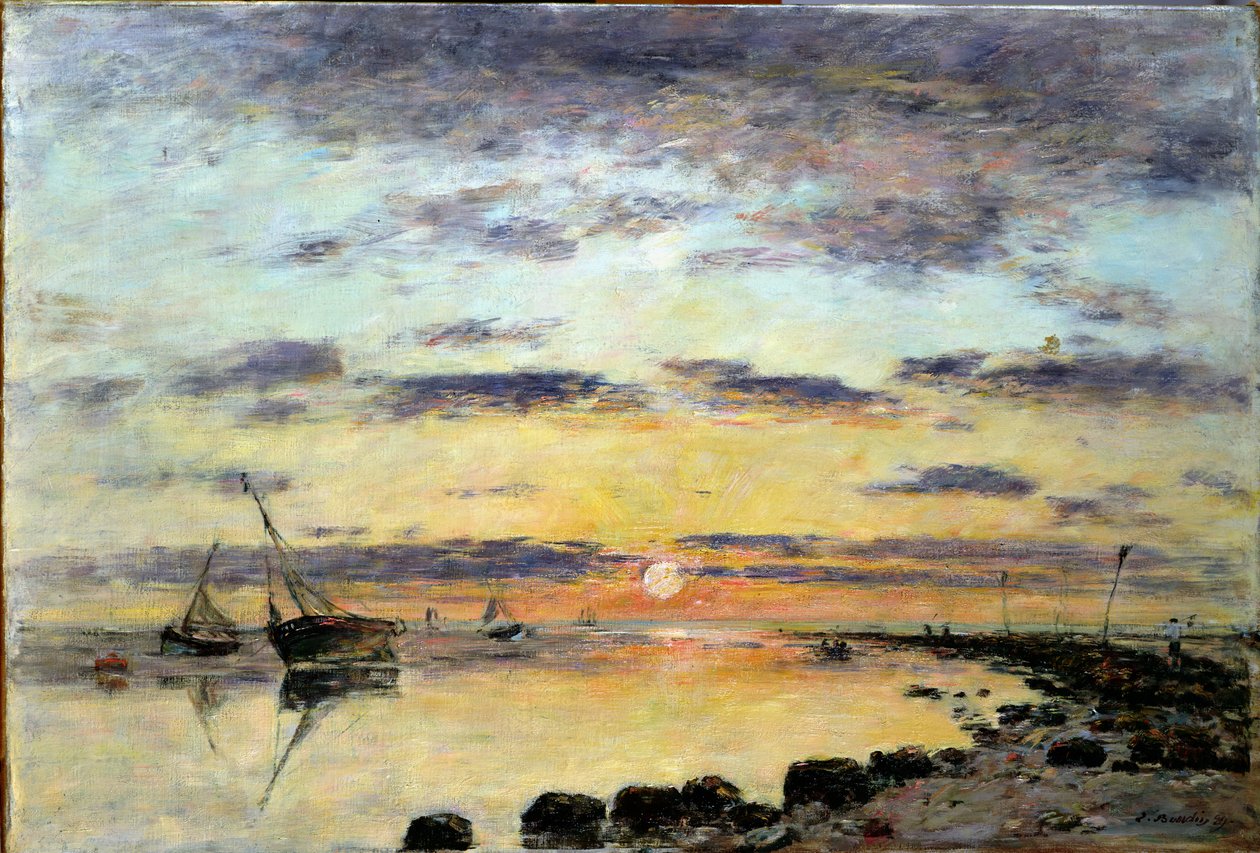 Le Havre, 1889 de Eugene Louis Boudin