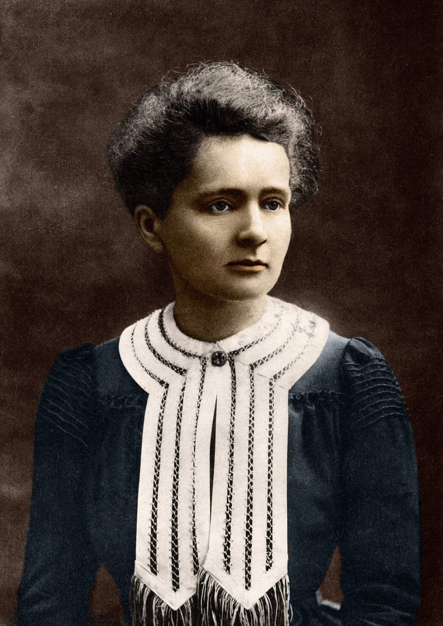 Retrato de Marie Curie 1867-1934 de Eugene Pirou