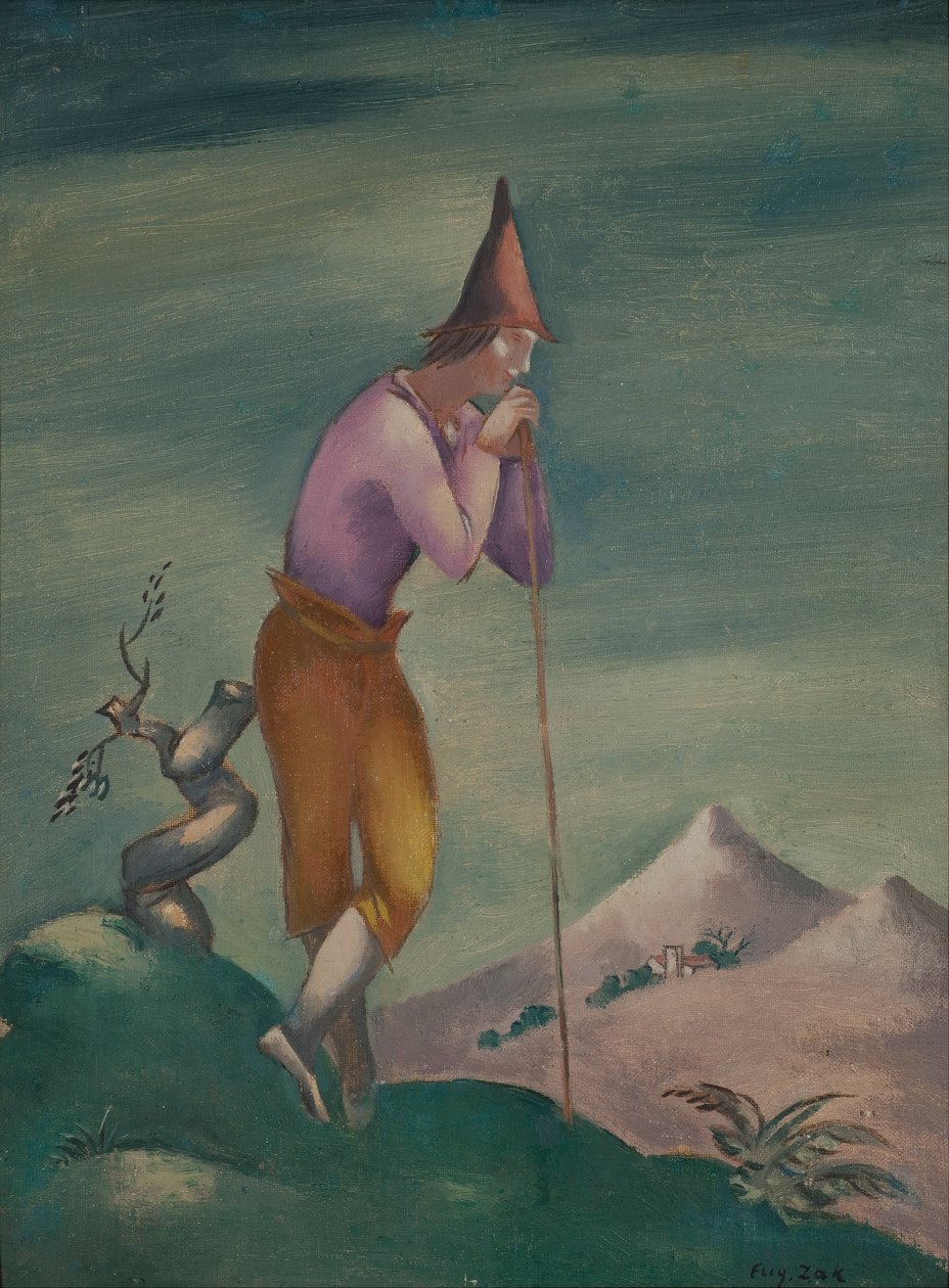 Paisagem com um viúvo de Eugeniusz Zak