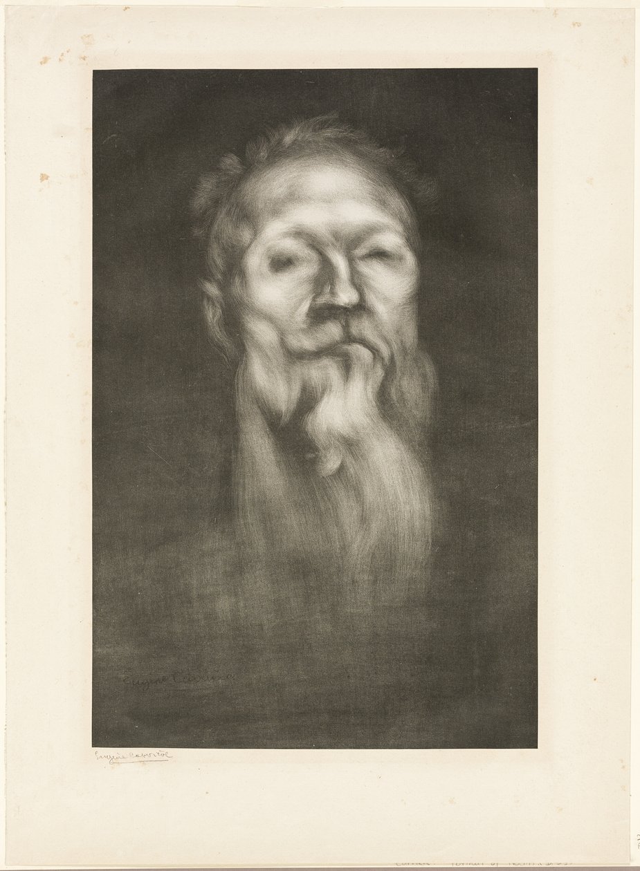 Retrato de Auguste Rodin de Eugène Carrière
