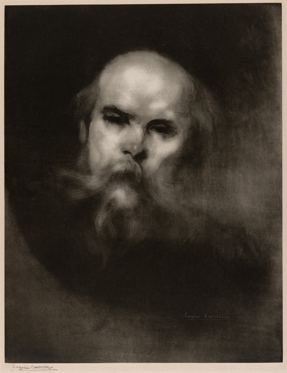 Retrato de Paul Verlaine de Eugène Carrière