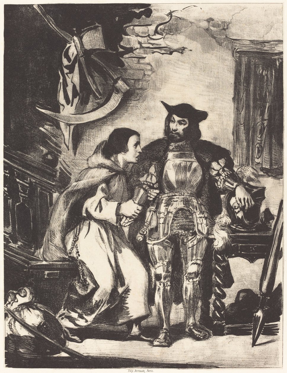 Irmão Martin com Goetz de Eugène Delacroix