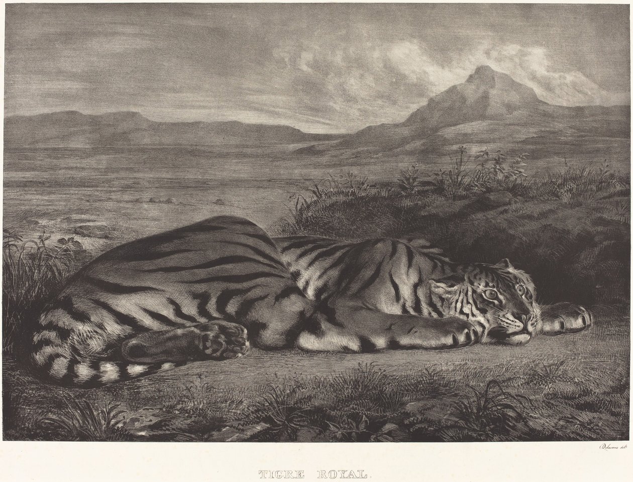 Floresta. de Eugène Delacroix