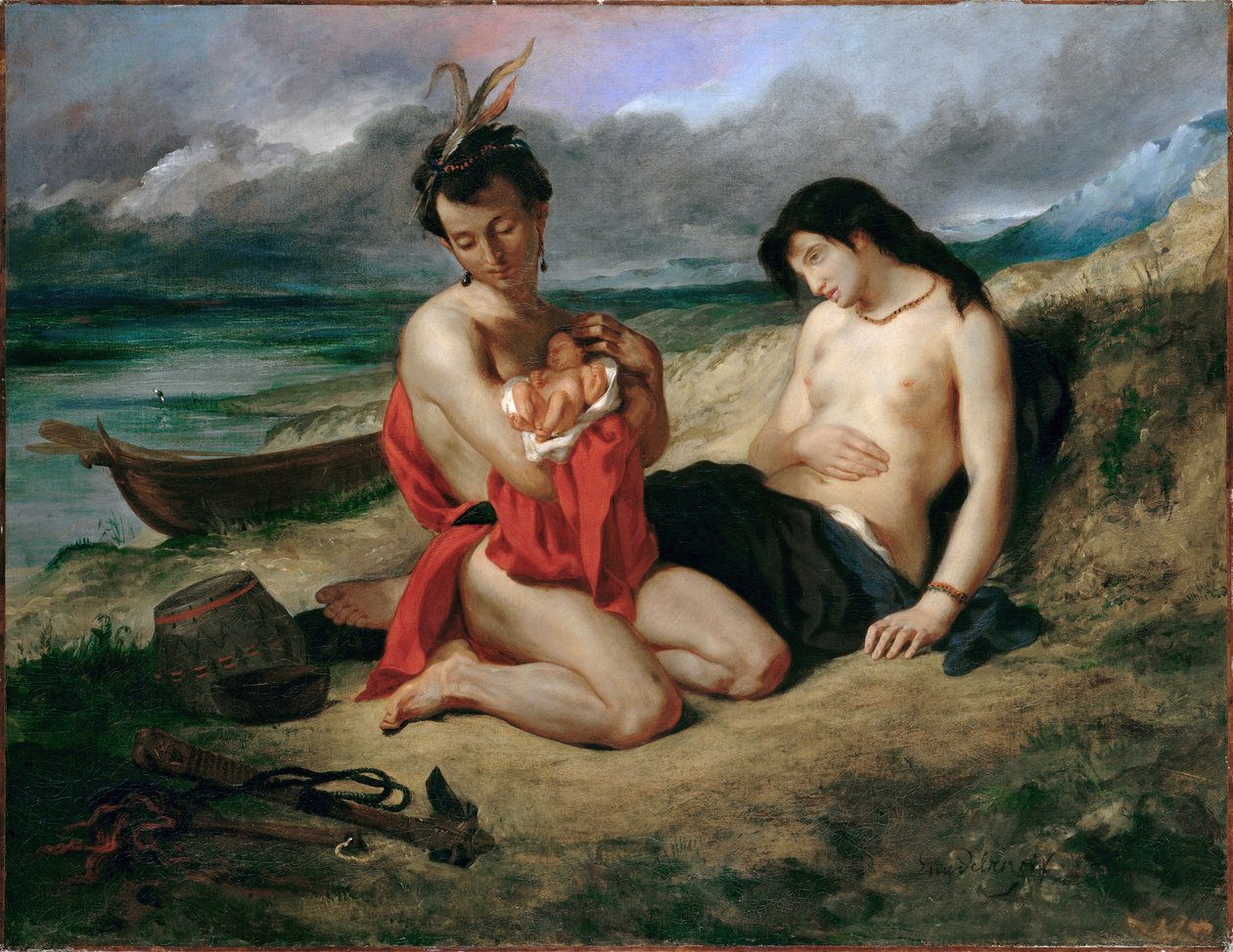 O Natchez de Eugène Delacroix
