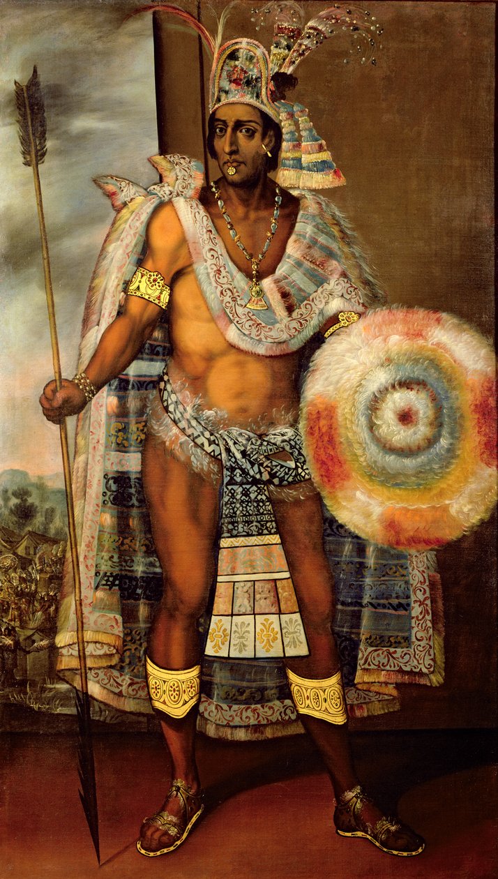 Retrato de Montezuma II de European School