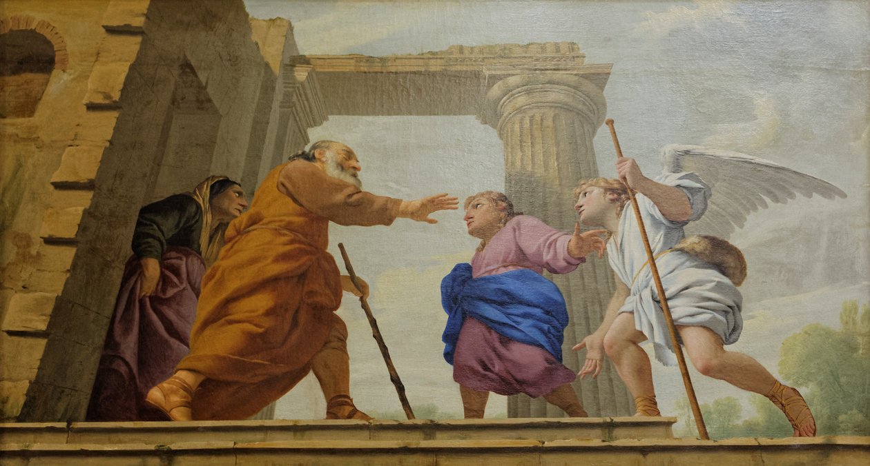 O retorno de Tobias de Eustache Le Sueur