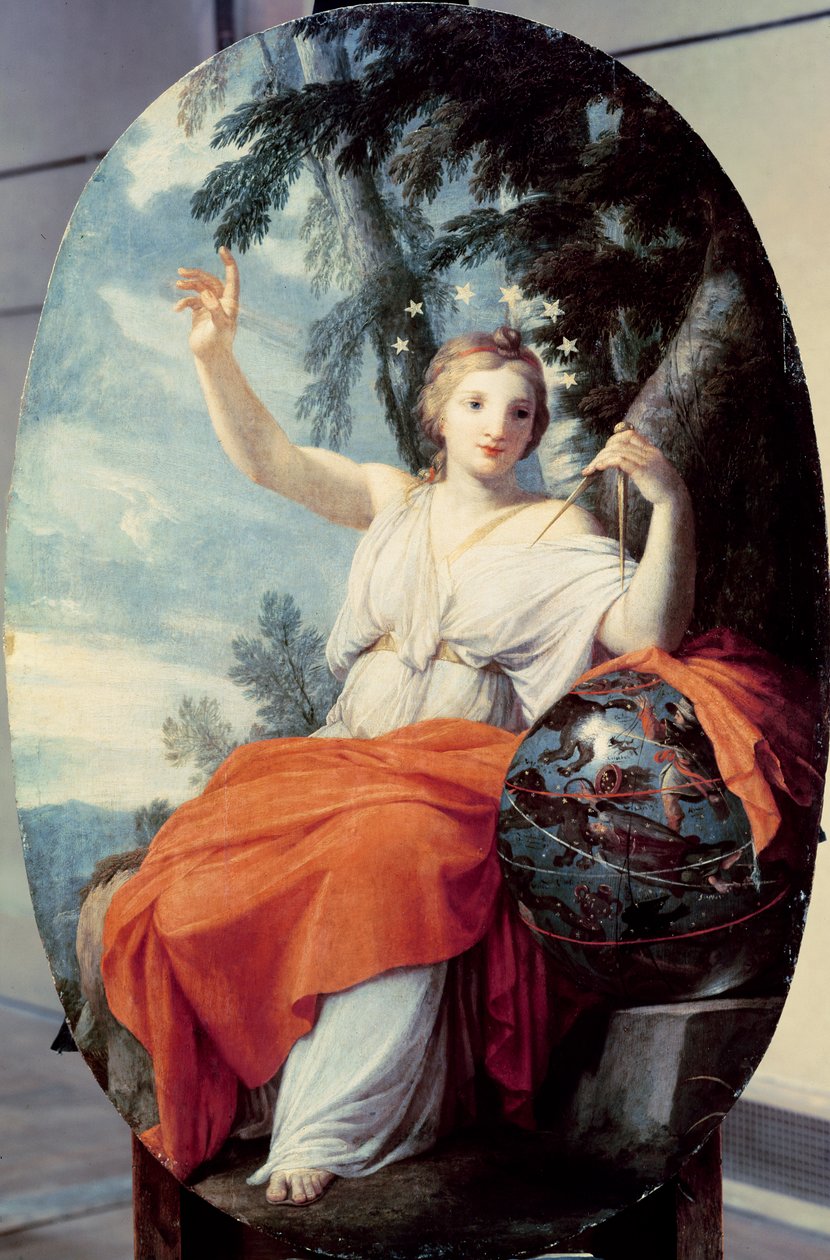 A musa Urania, 1646-47 de Eustache Le Sueur