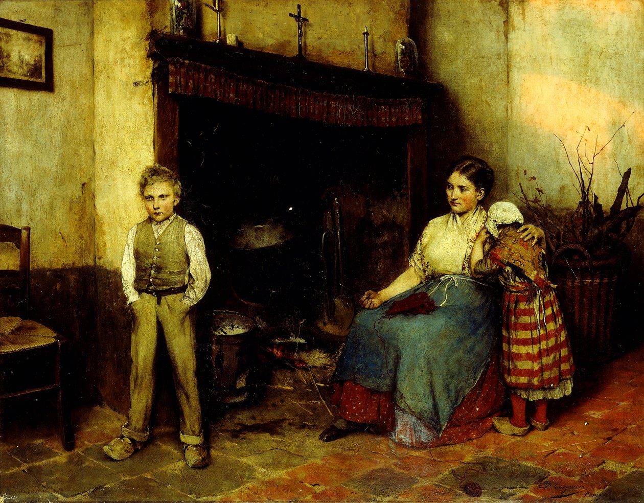 Trouble Brewing, 1883 de Evariste Carpentier