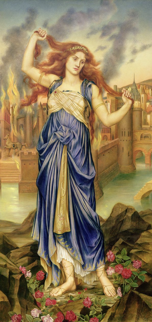 Cassandra, 1898 de Evelyn De Morgan