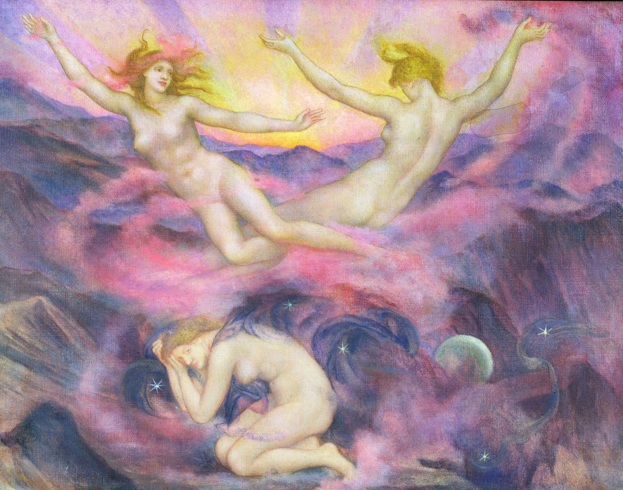 Noite e amanhecer de Evelyn De Morgan