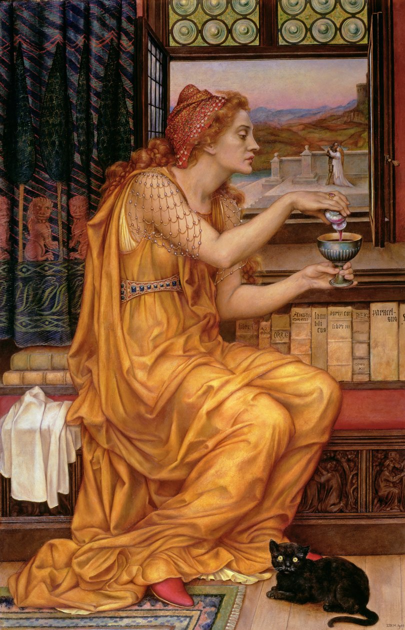 A poção do amor, 1903 de Evelyn De Morgan