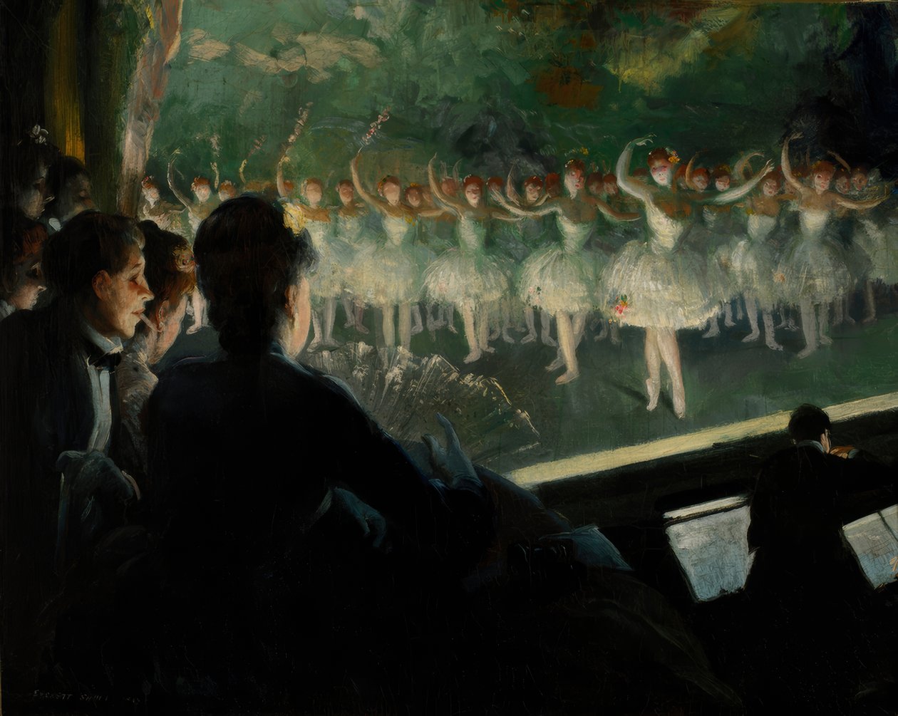 O Ballet Branco de Everett Shinn