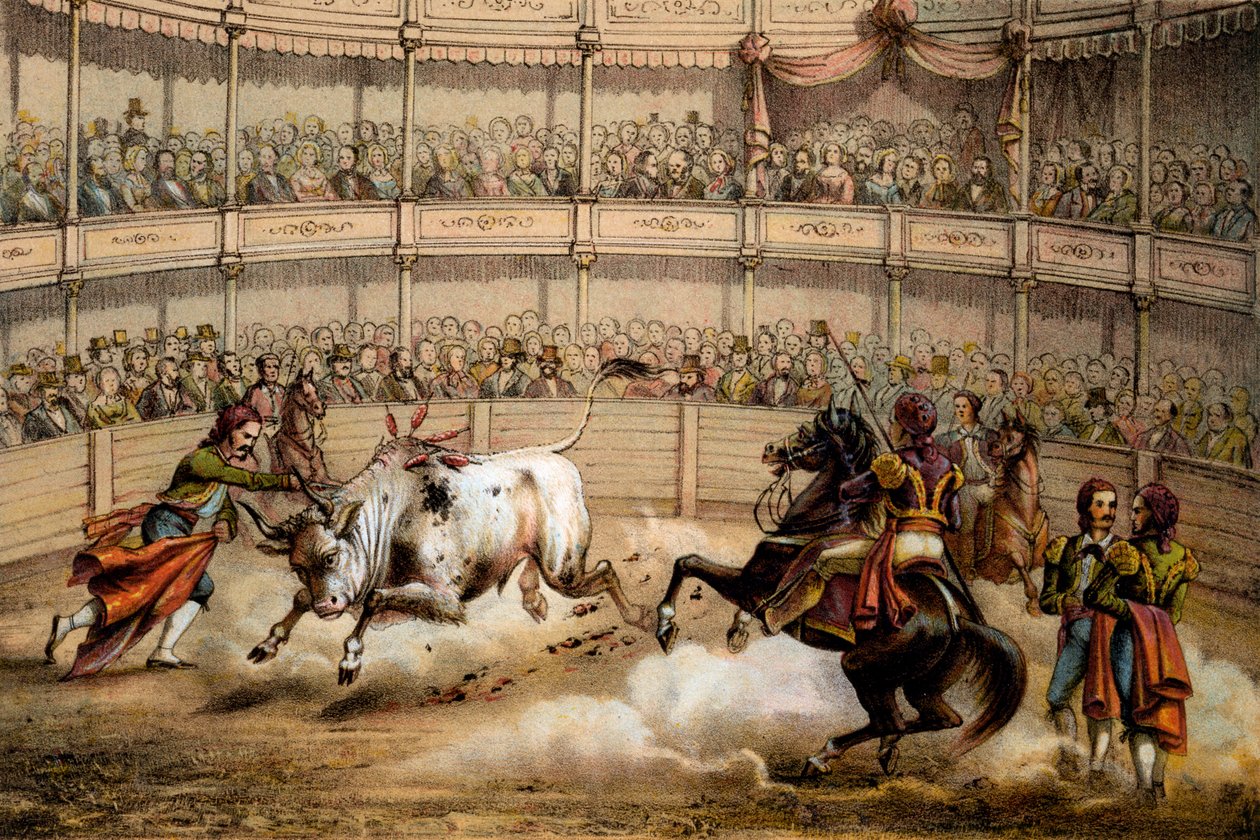 Tourada de 1840 de Federico Mialhe