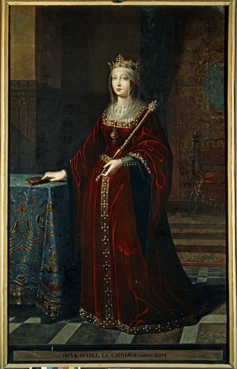 ISABEL I "La Catolica" (1451-1504). de Federico de Madrazo y Kuntz