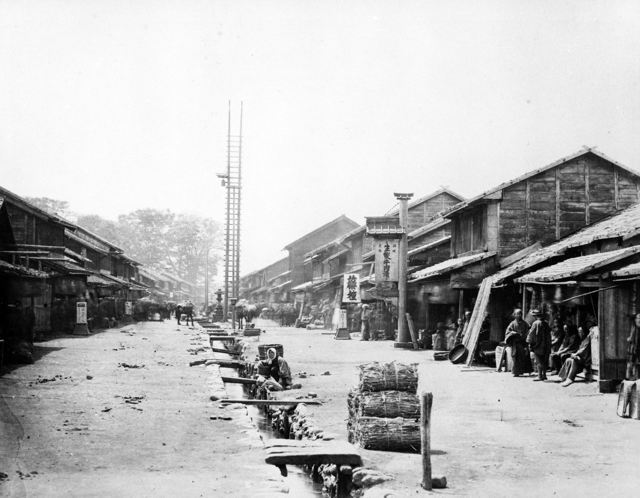 Atsugi, Japão, c.1867 de Felice Beato