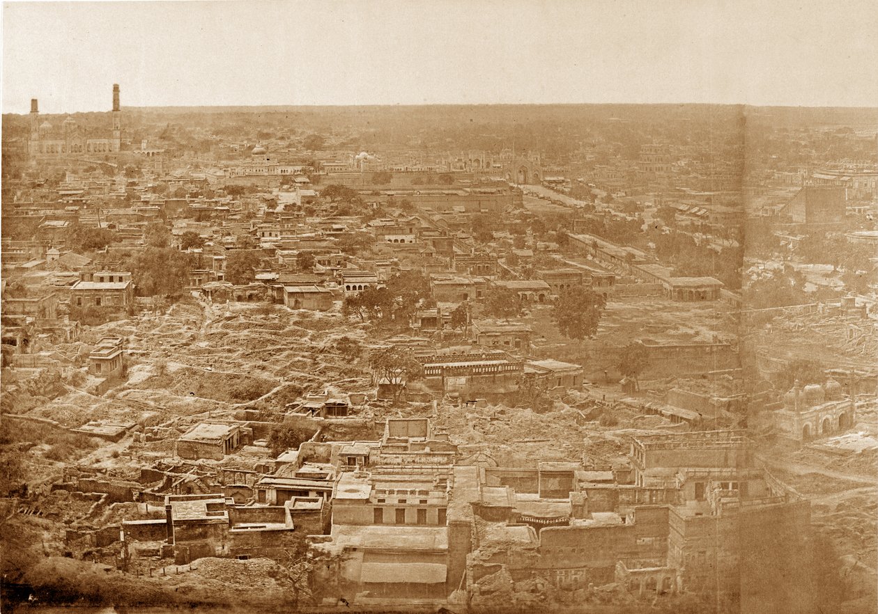 Panorama de MachiBoran, Lucknow de Felice Beato