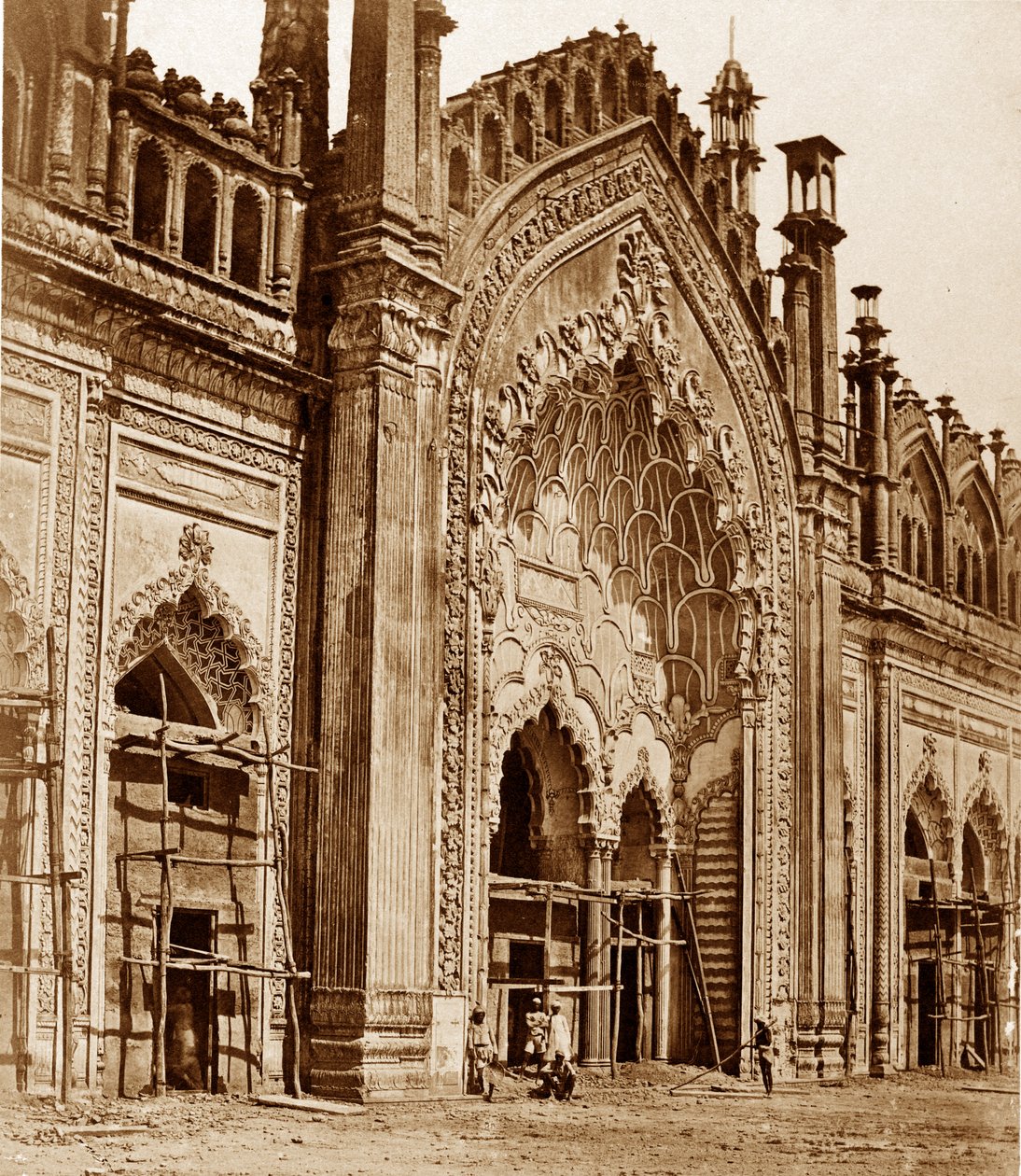 Summa Musjid Gate, Lucknow de Felice Beato
